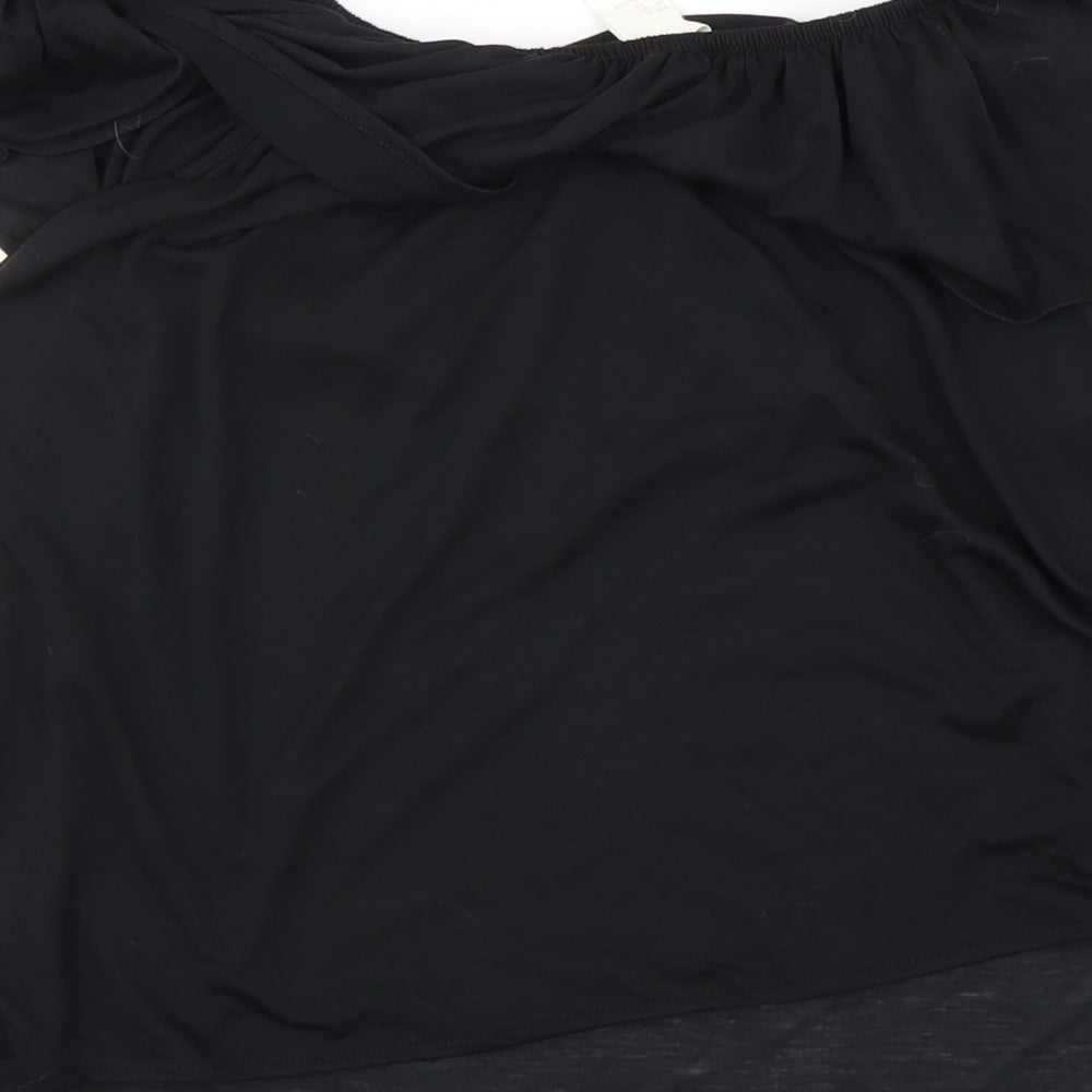 H&M Womens Black   Basic Blouse Size XL