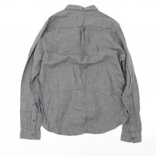 Cedar Wood State Mens Grey    Button-Up Size M