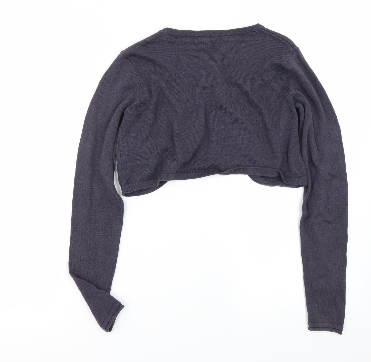 H&M Girls Blue   Cardigan Jumper Size 10-11 Years