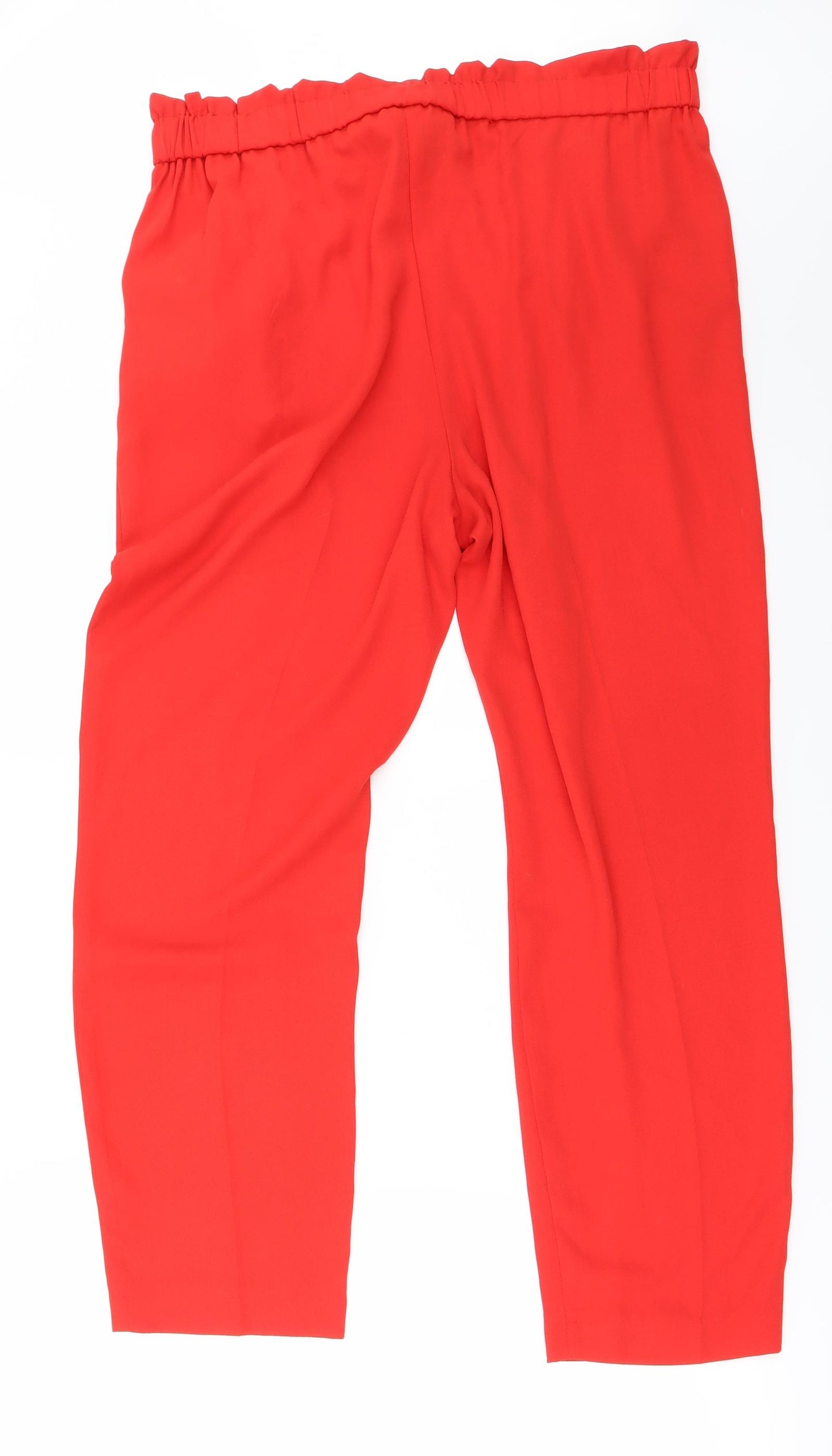 Primark Womens Red   Trousers  Size 16 L24 in