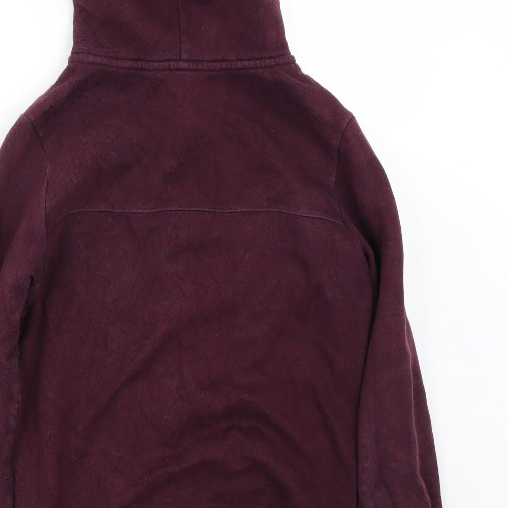 H&M Boys Red   Full Zip Hoodie Size 11-12 Years