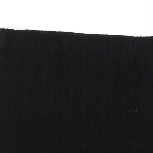 Preworn Womens Black   A-Line Skirt Size 28 in