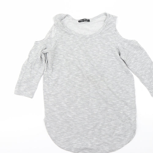 Select Womens Grey   Basic T-Shirt Size 8