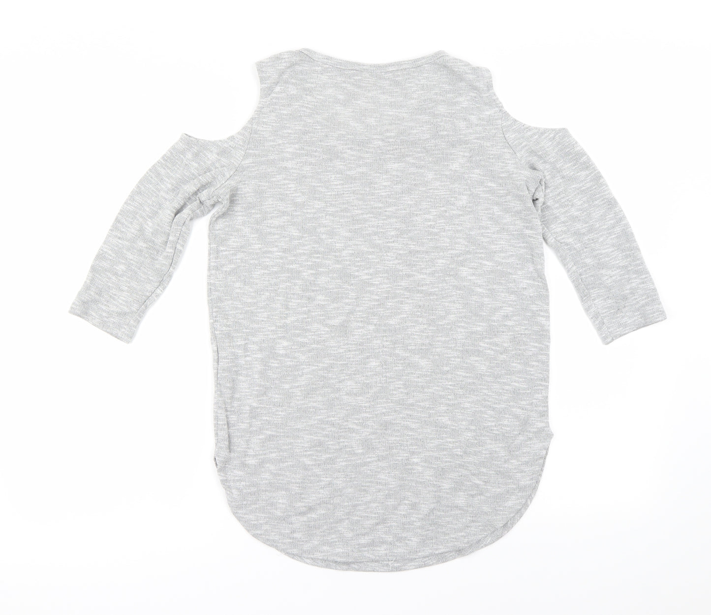 Select Womens Grey   Basic T-Shirt Size 8