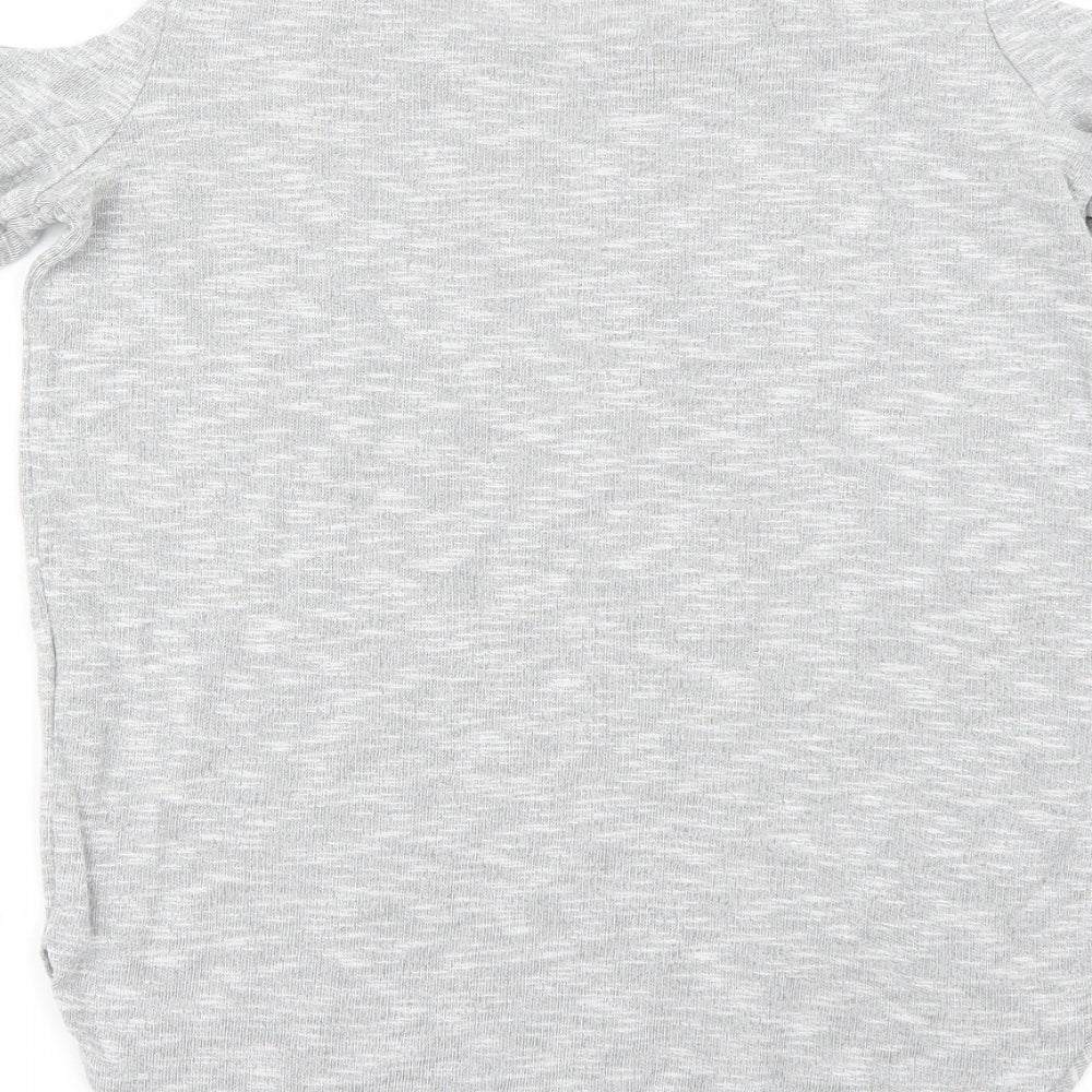 Select Womens Grey   Basic T-Shirt Size 8