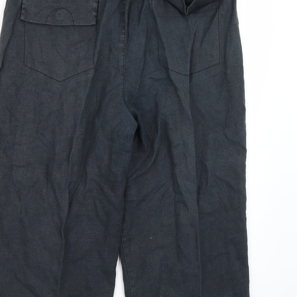 Easy Mens Blue   Cropped Trousers Size 36 L20 in