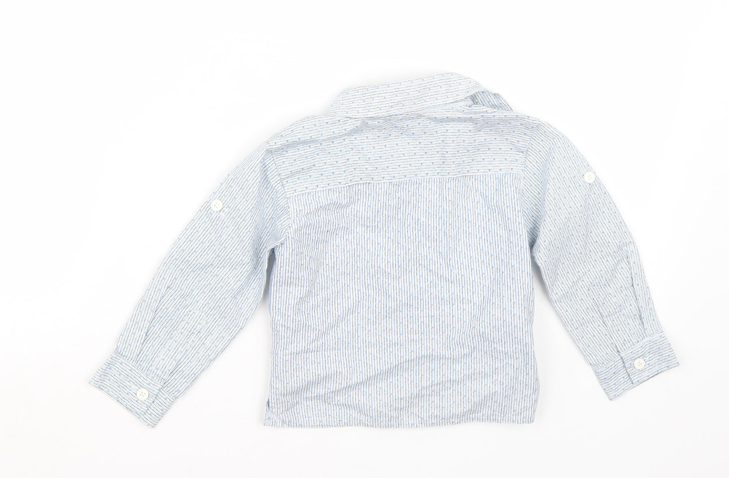 junior j Boys Blue   Basic Button-Up Size 18-24 Months