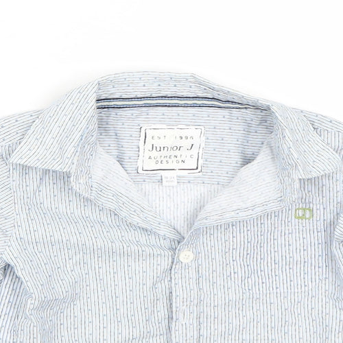 junior j Boys Blue   Basic Button-Up Size 18-24 Months