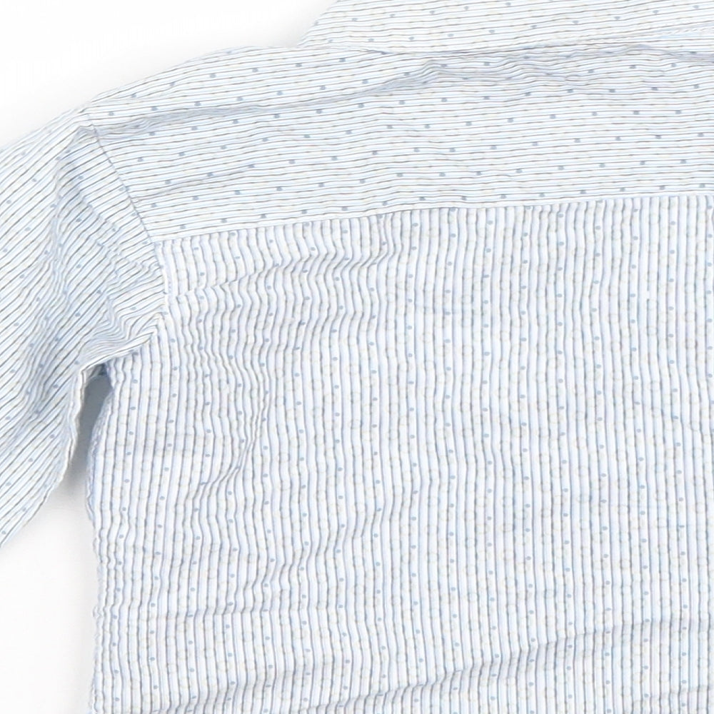 junior j Boys Blue   Basic Button-Up Size 18-24 Months