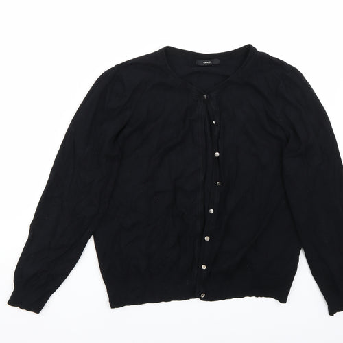 George Womens Black   Cardigan Jumper Size 16