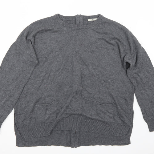 TU Womens Grey   Pullover Jumper Size 12
