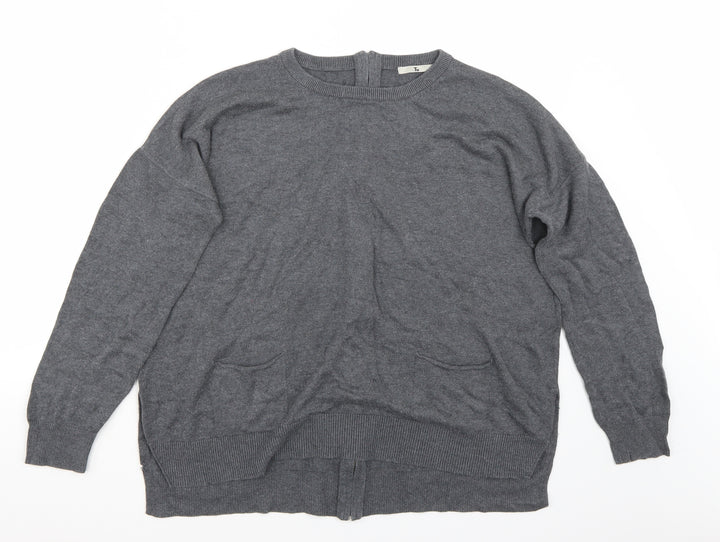 TU Womens Grey   Pullover Jumper Size 12