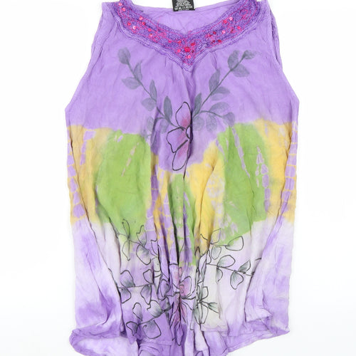 Wewa Womens Purple   Basic T-Shirt One Size