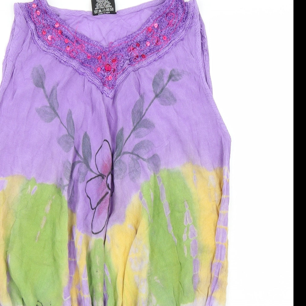 Wewa Womens Purple   Basic T-Shirt One Size
