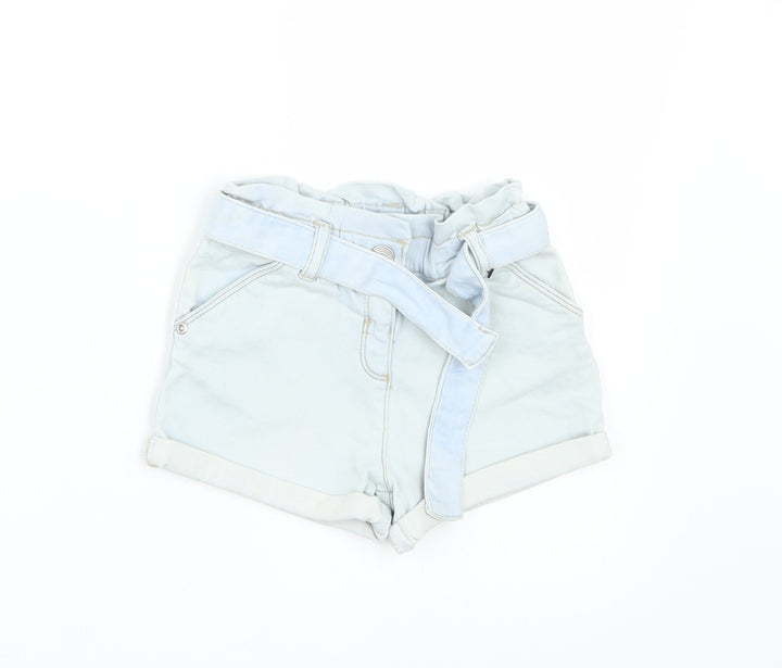 TU Girls Blue   Cropped Trousers Size 6-9 Months