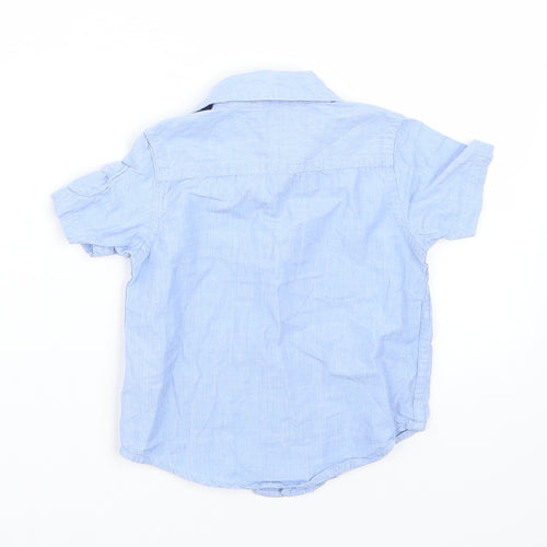 Gap Baby Blue  Rayon Basic Button-Up Size 12-18 Months