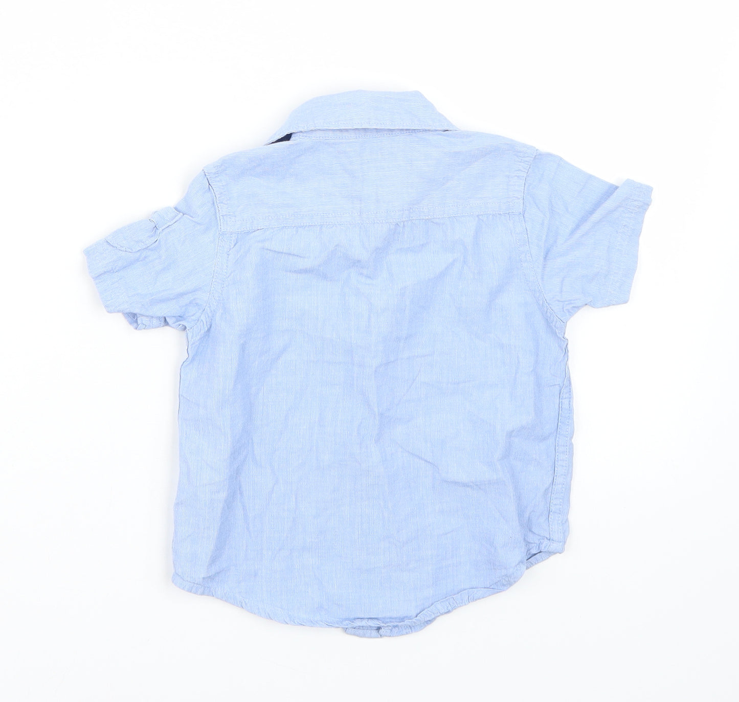 Gap Baby Blue  Rayon Basic Button-Up Size 12-18 Months