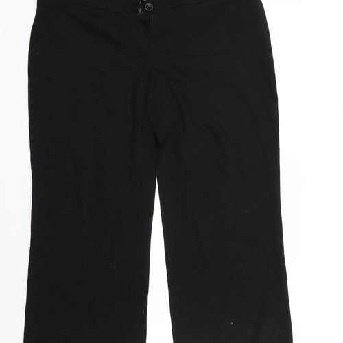NEXT Womens Black   Trousers  Size 14 L29 in