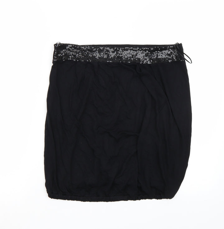 Topshop Womens Black   Basic Tank Size 14