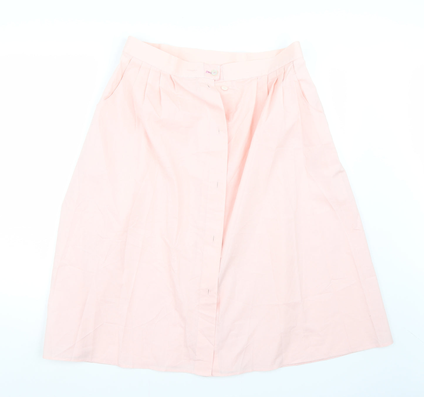 Preworn Womens Pink   A-Line Skirt Size 14