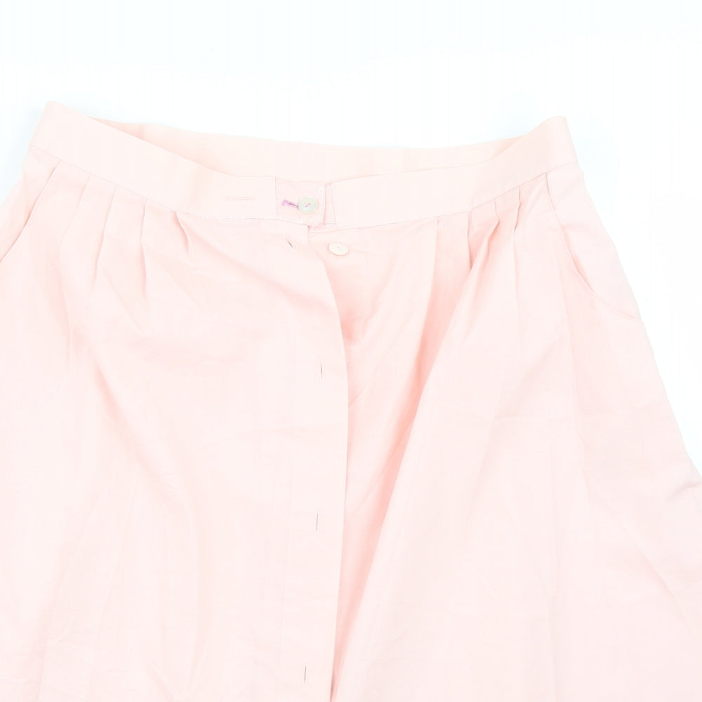 Preworn Womens Pink   A-Line Skirt Size 14