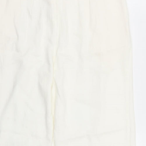 NEXT Womens White   Trousers  Size 12 L23 in