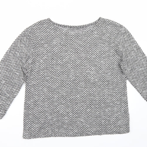 BHS Womens Black   Pullover Jumper Size 12