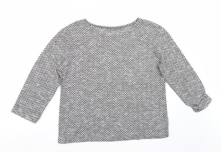 BHS Womens Black Pullover Jumper Size 12