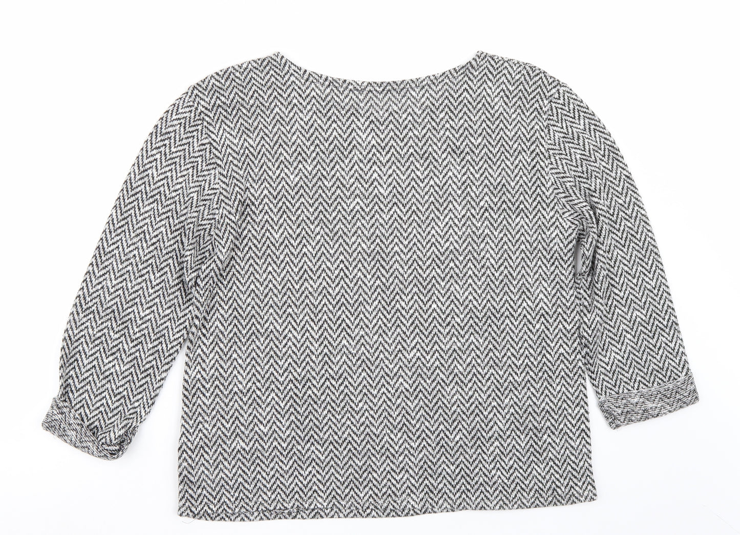 BHS Womens Black   Pullover Jumper Size 12