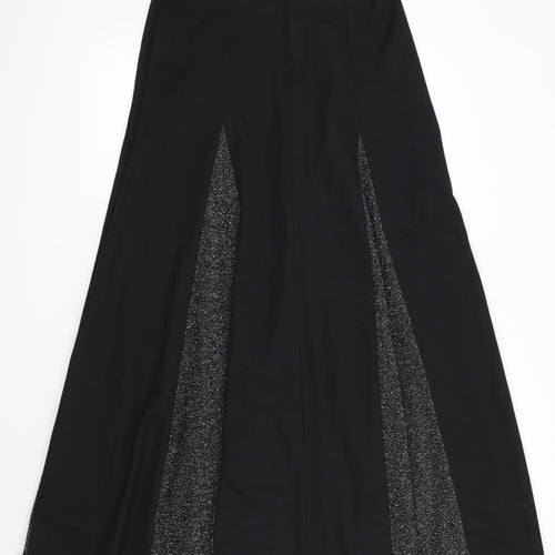 Preworn Womens Black   A-Line Skirt Size 30 in