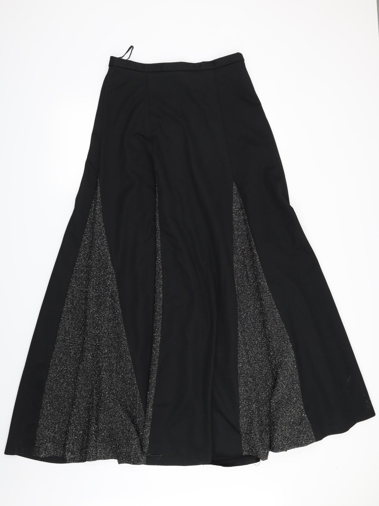 Preworn Womens Black   A-Line Skirt Size 30 in