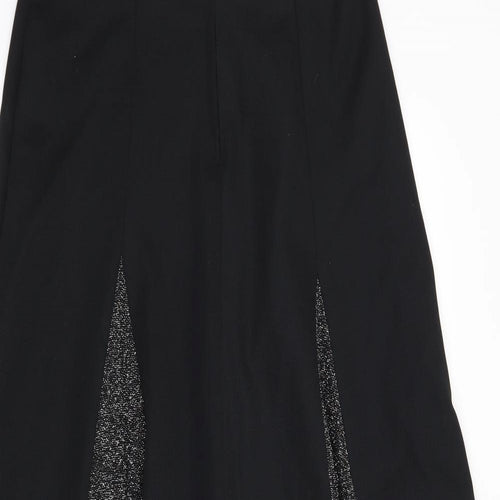 Preworn Womens Black   A-Line Skirt Size 30 in