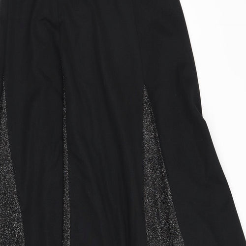 Preworn Womens Black   A-Line Skirt Size 30 in