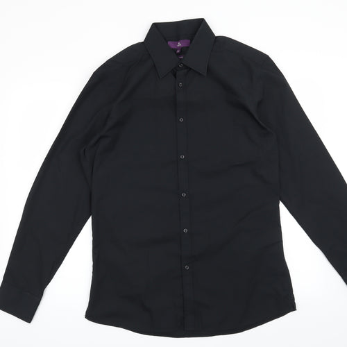 NEXT Mens Black    Dress Shirt Size 16