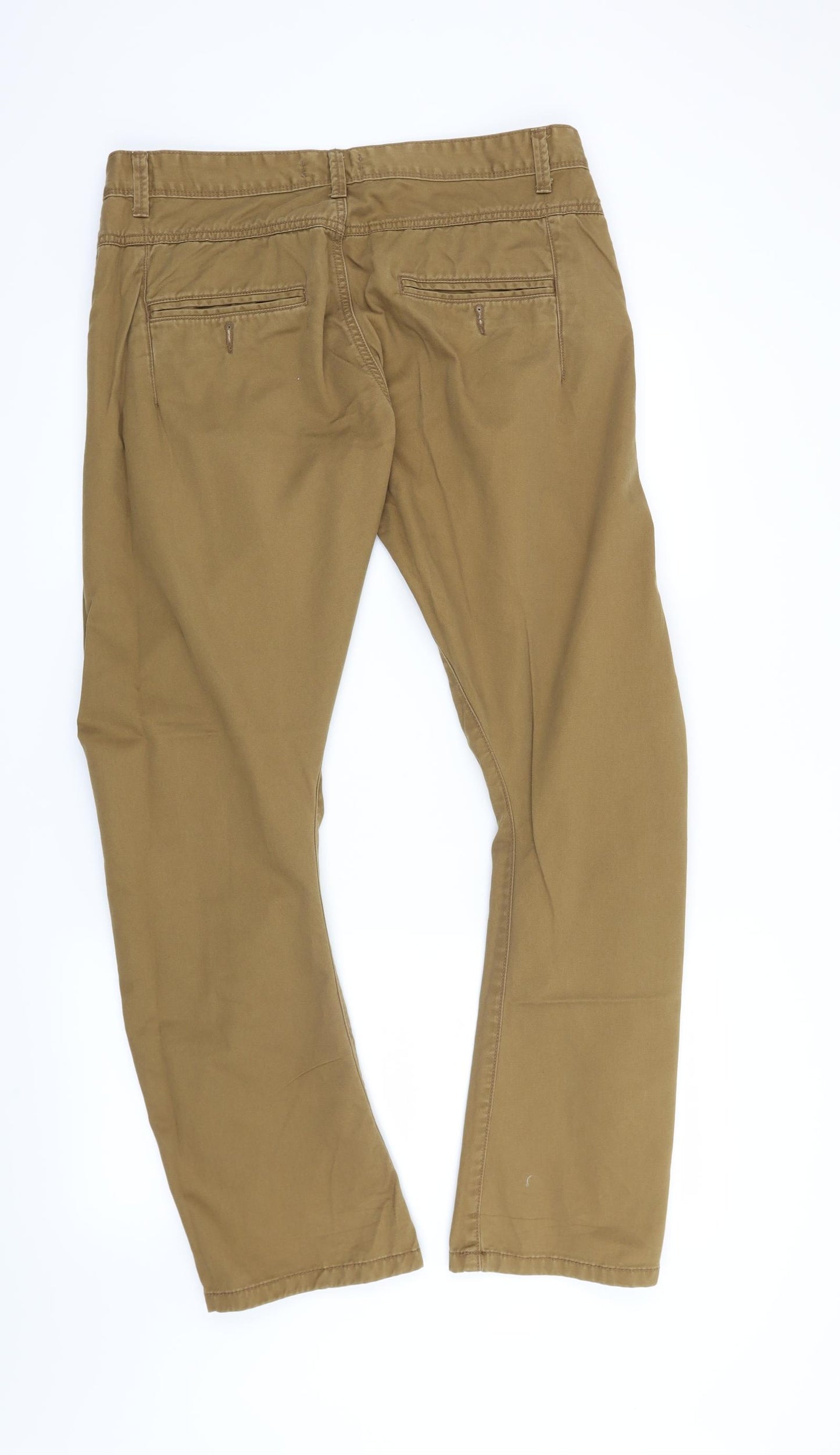 Burton Mens Brown   Trousers  Size 34 in L30 in
