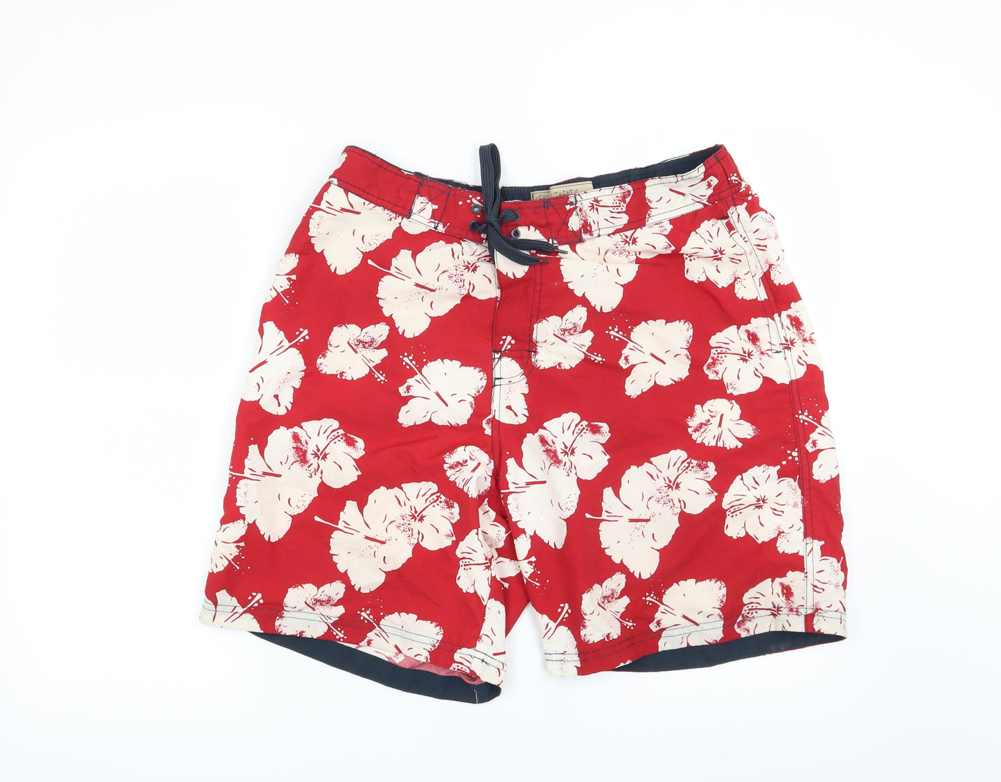 NEXT Mens Red Floral  Bermuda Shorts Size L