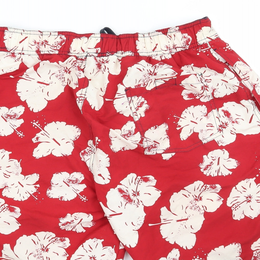 NEXT Mens Red Floral  Bermuda Shorts Size L