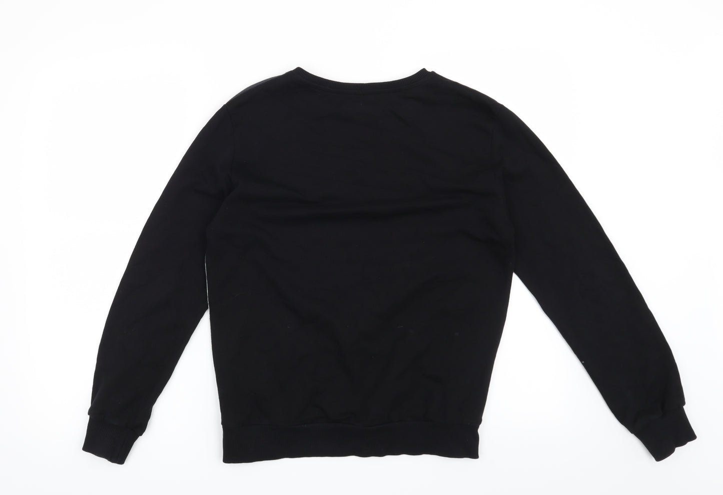 Rebel Boys Black   Pullover Sweatshirt Size 12-13 Years  - Stars and Stripes American flag