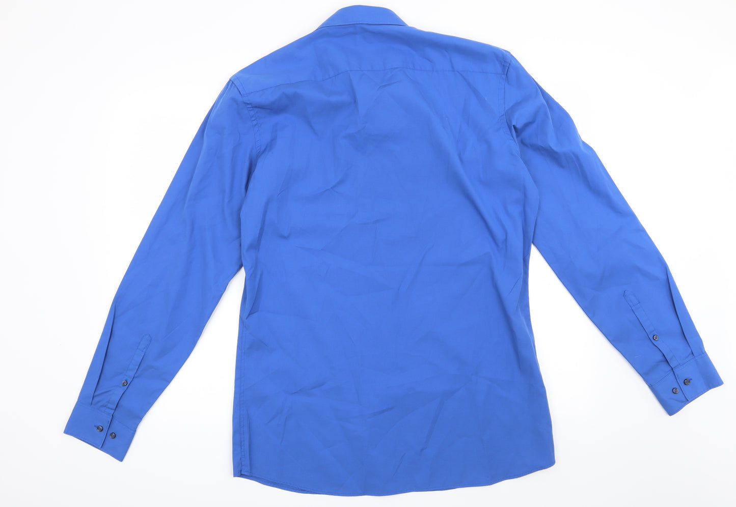 NEXT Mens Blue    Dress Shirt Size 16