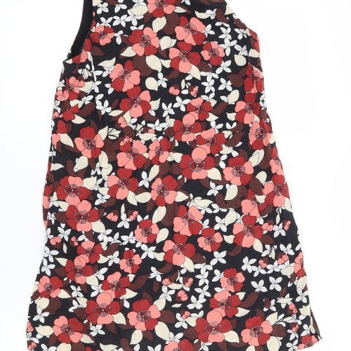 Dorothy Perkins Womens Black Floral  Shift  Size 6