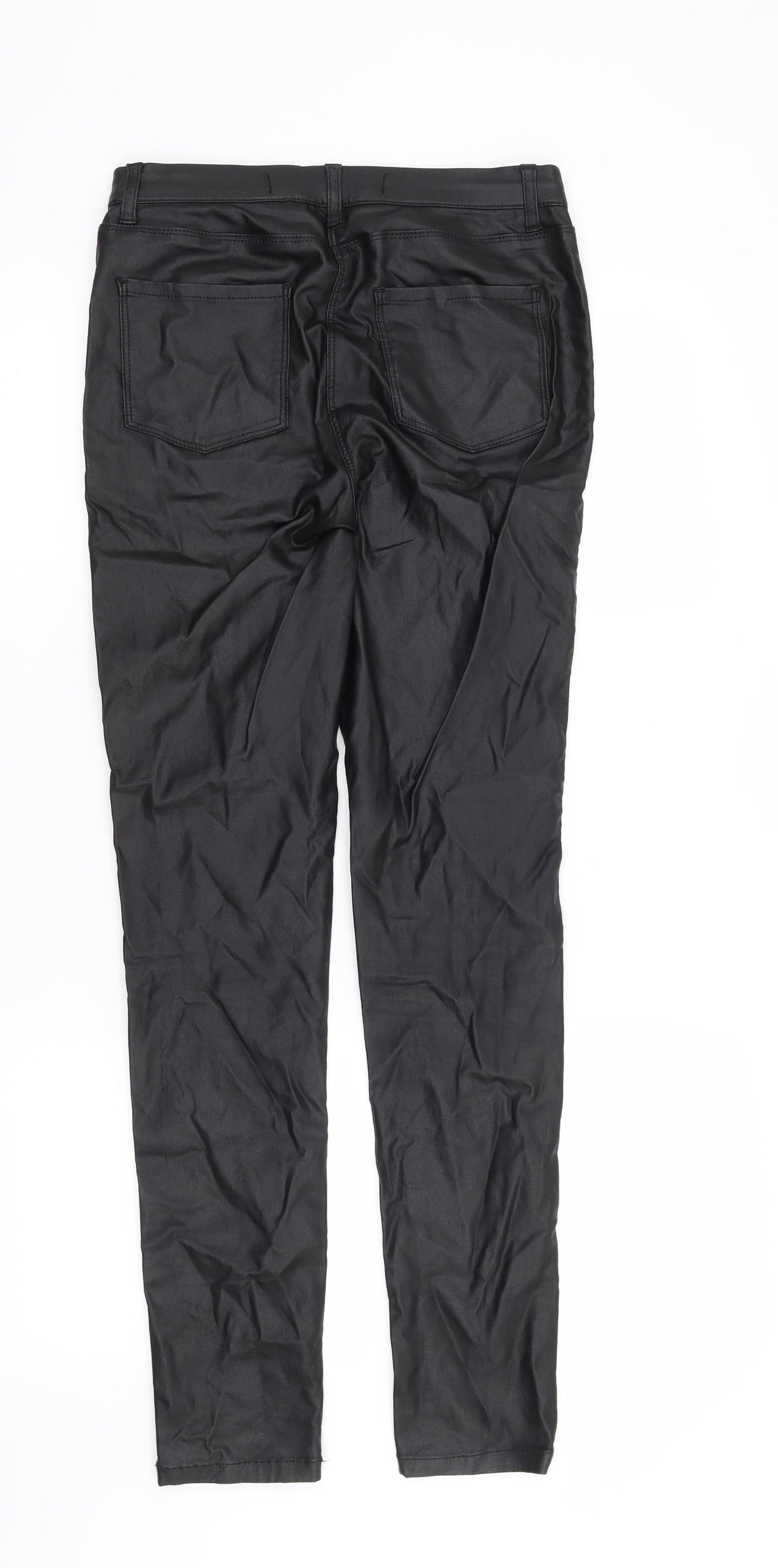 NEXT Womens Black   Capri Leggings Size 8 L29 in