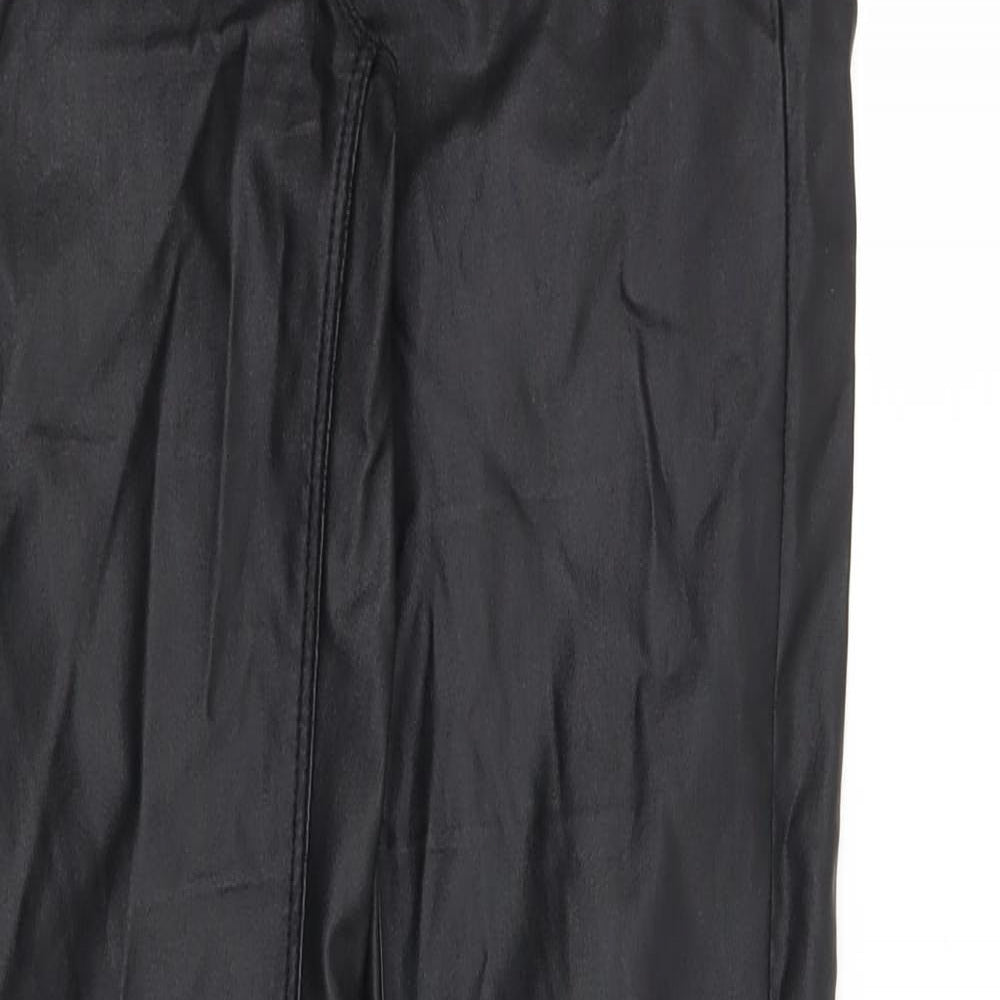 NEXT Womens Black   Capri Leggings Size 8 L29 in