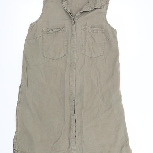 Papaya Womens Green   Basic Blouse Size 8