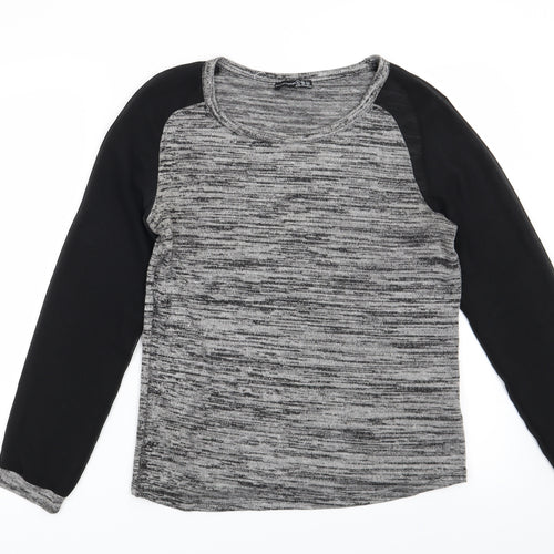 Atmosphere Womens Grey   Basic Blouse Size 8