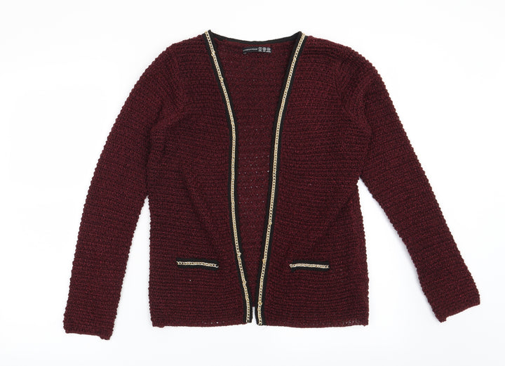 Atmosphere Womens Red Cardigan Jumper Size 8