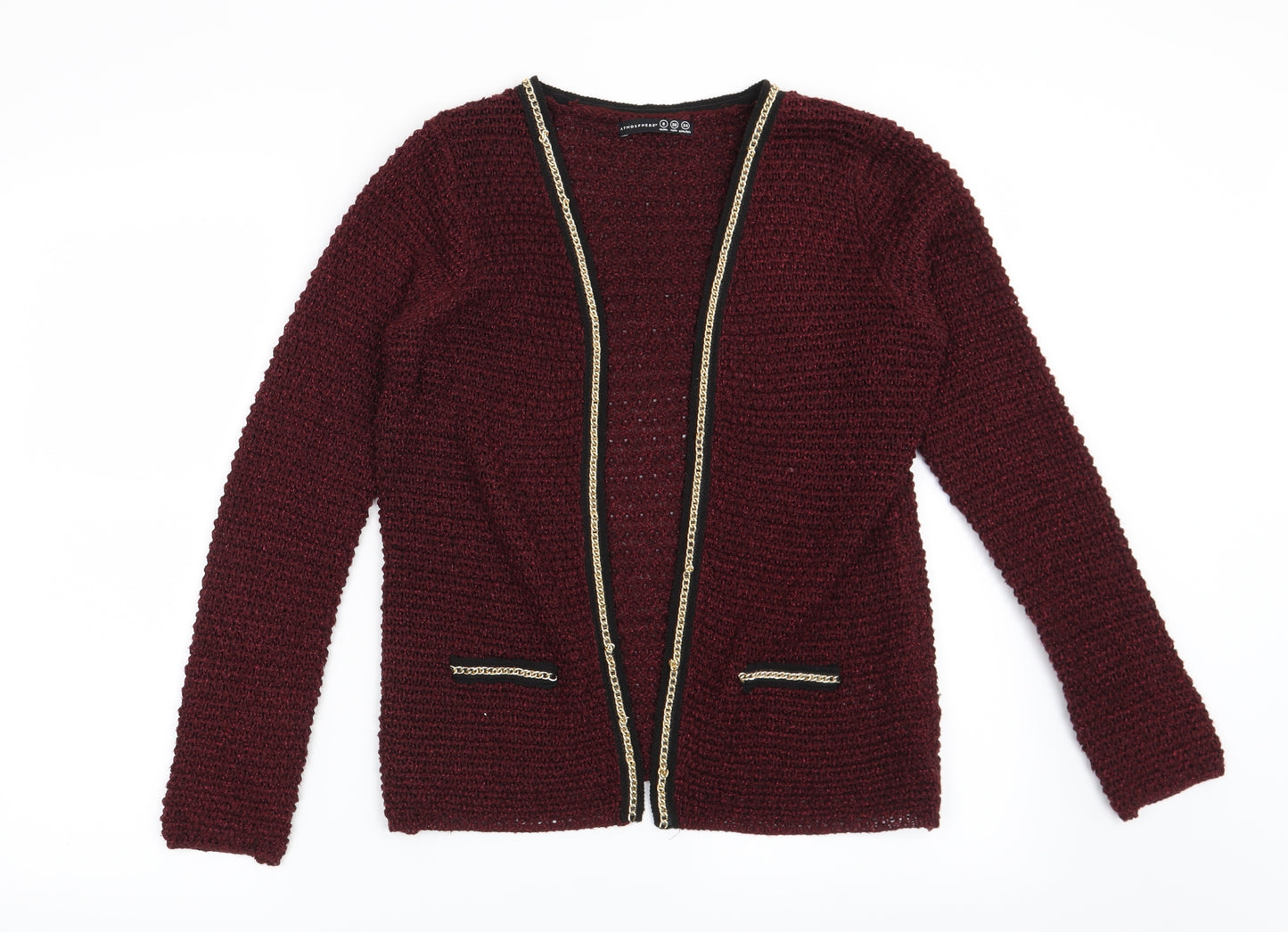 Atmosphere Womens Red   Cardigan Jumper Size 8