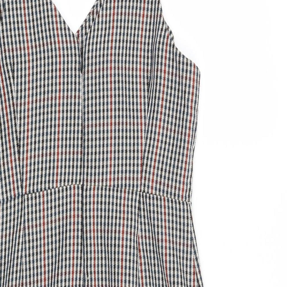 Primark Womens Beige Check  Shift  Size 6