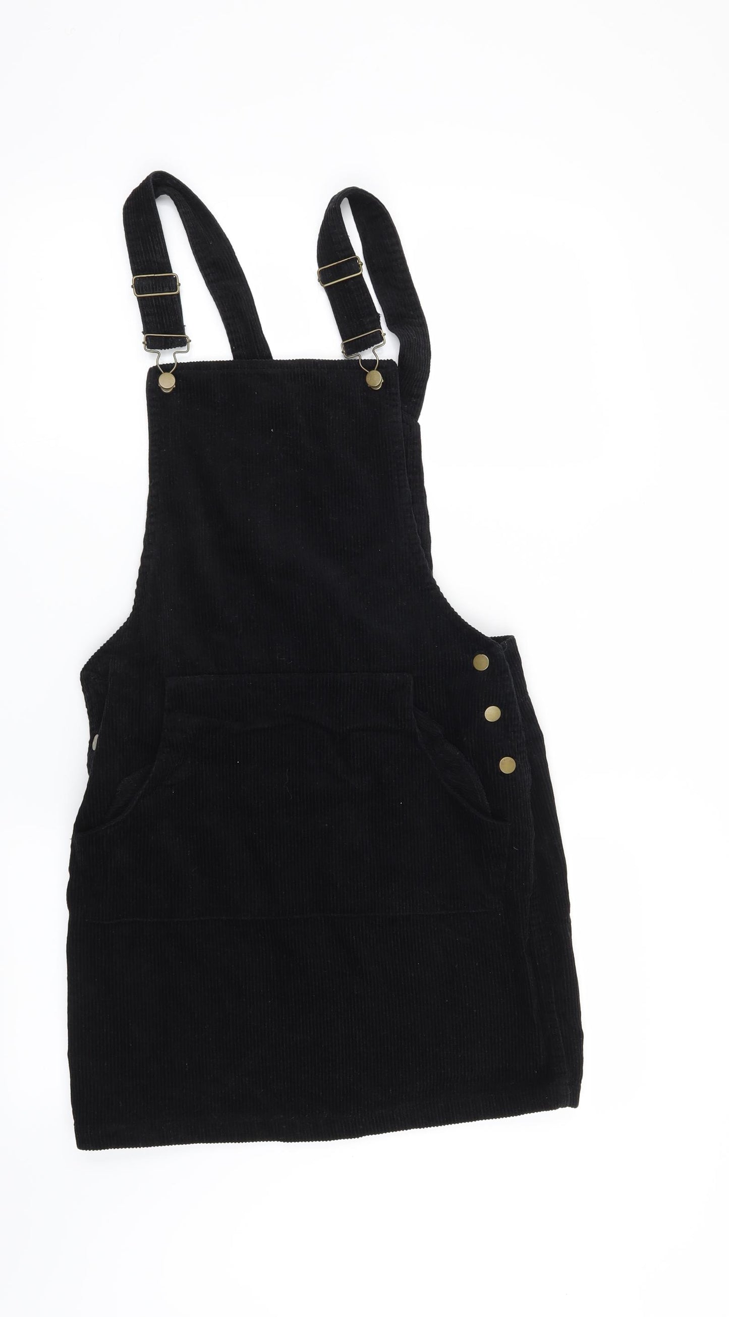 NEXT Womens Black   Pinafore/Dungaree Dress  Size 6