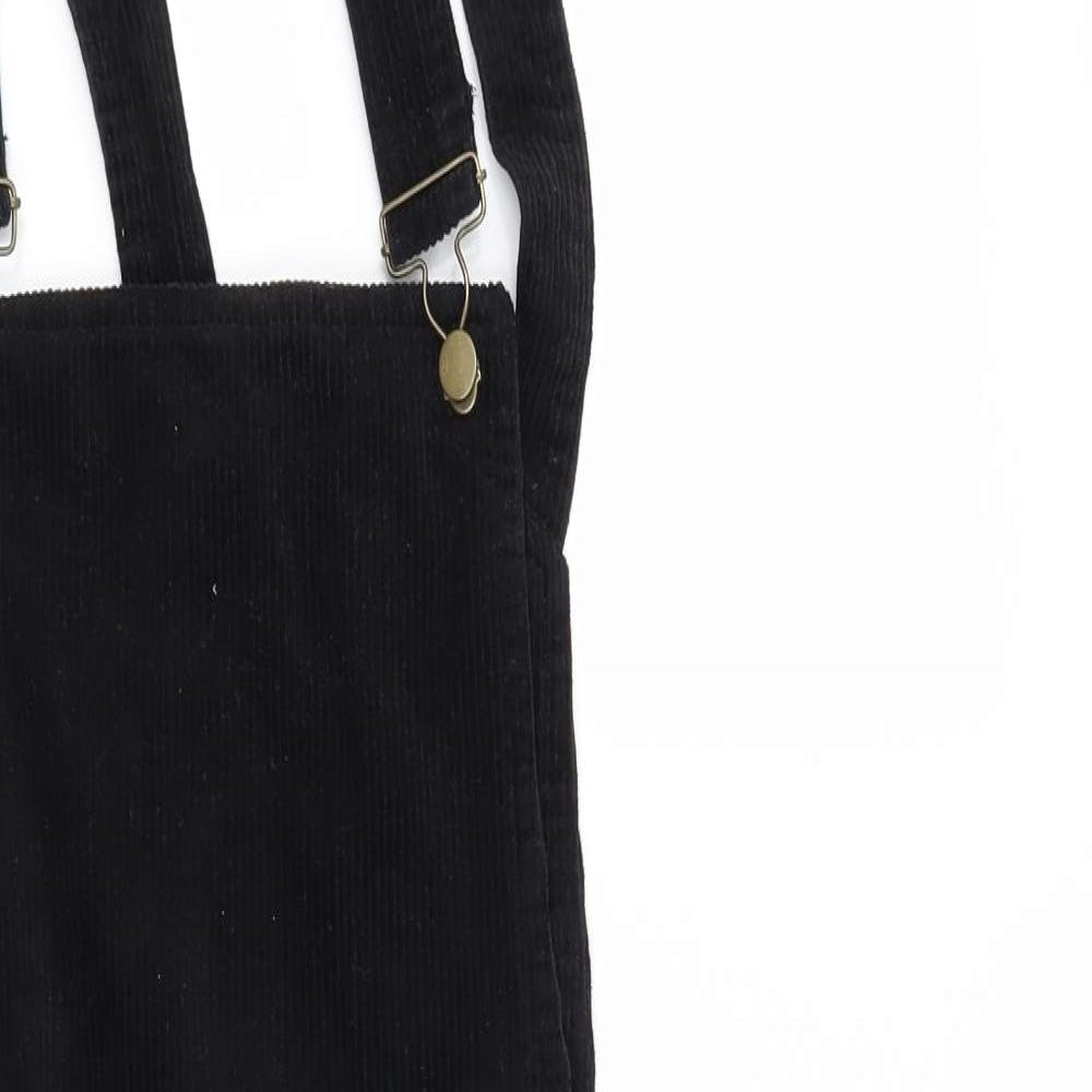 NEXT Womens Black   Pinafore/Dungaree Dress  Size 6