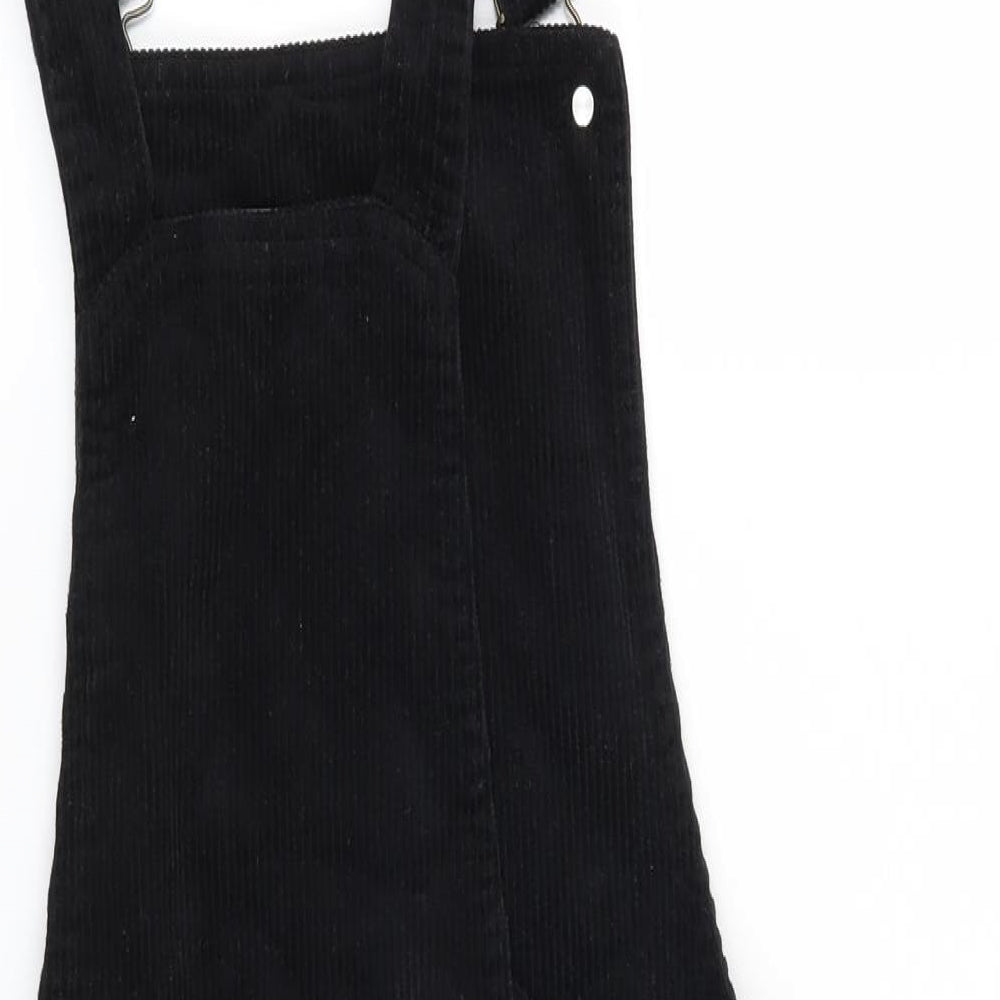 NEXT Womens Black   Pinafore/Dungaree Dress  Size 6
